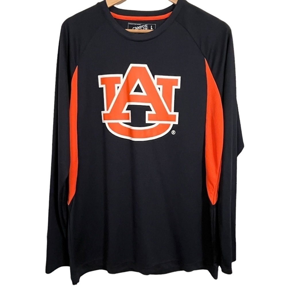 Auburn University Tigers Campus Heritage Long Sleeve T-Shirt Size Large